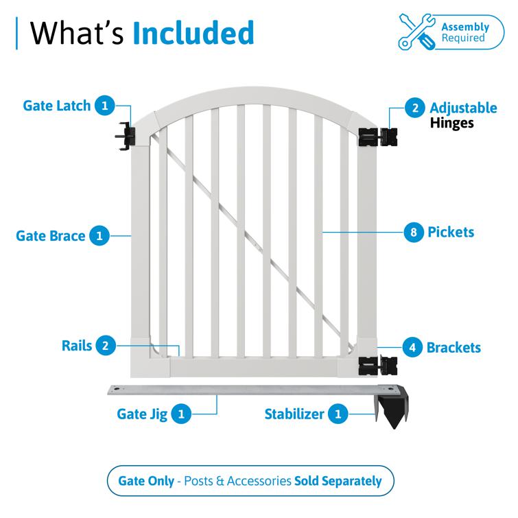 Plain Jane Vinyl Gate | WamBam Fence